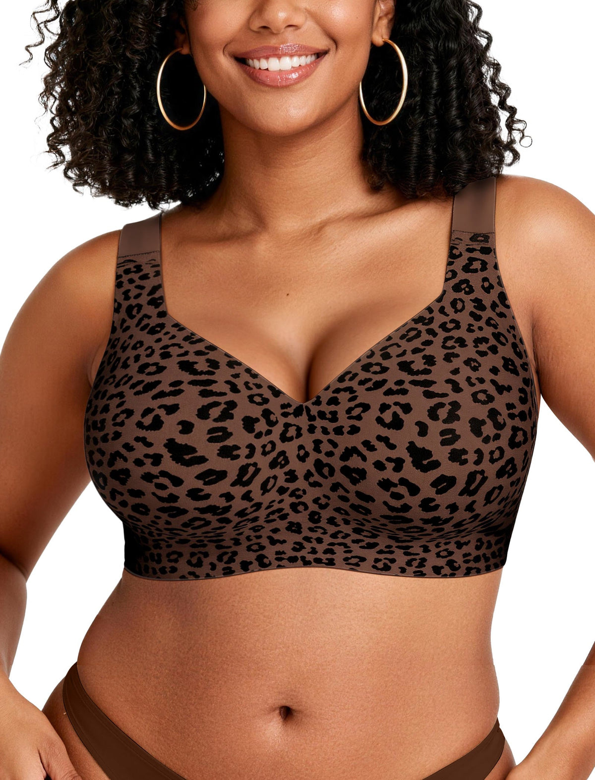 Jelly Bra - Coffee Leopard
