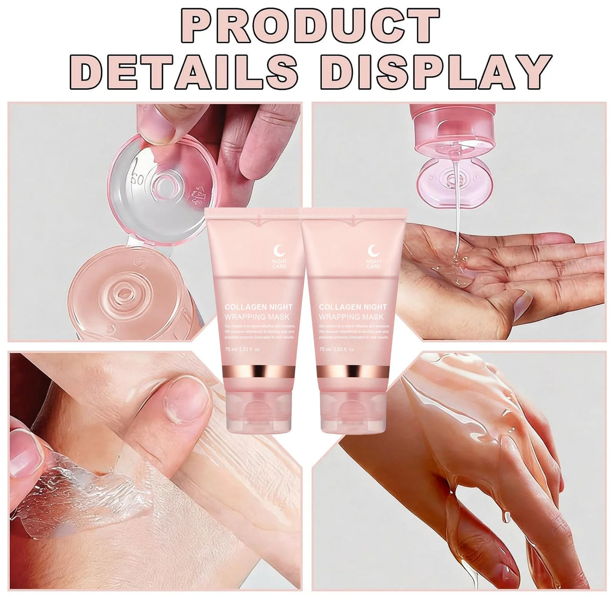 Salmon Collagen PDRN Jelly Peel-Off Night Mask
