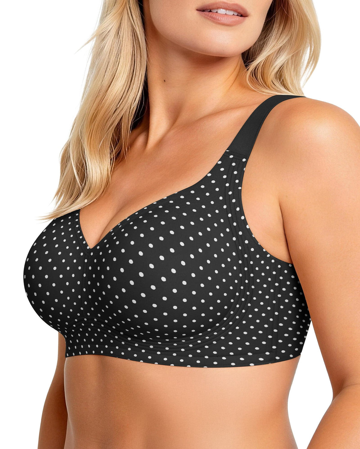 Jelly Bra - Black Polka Dot